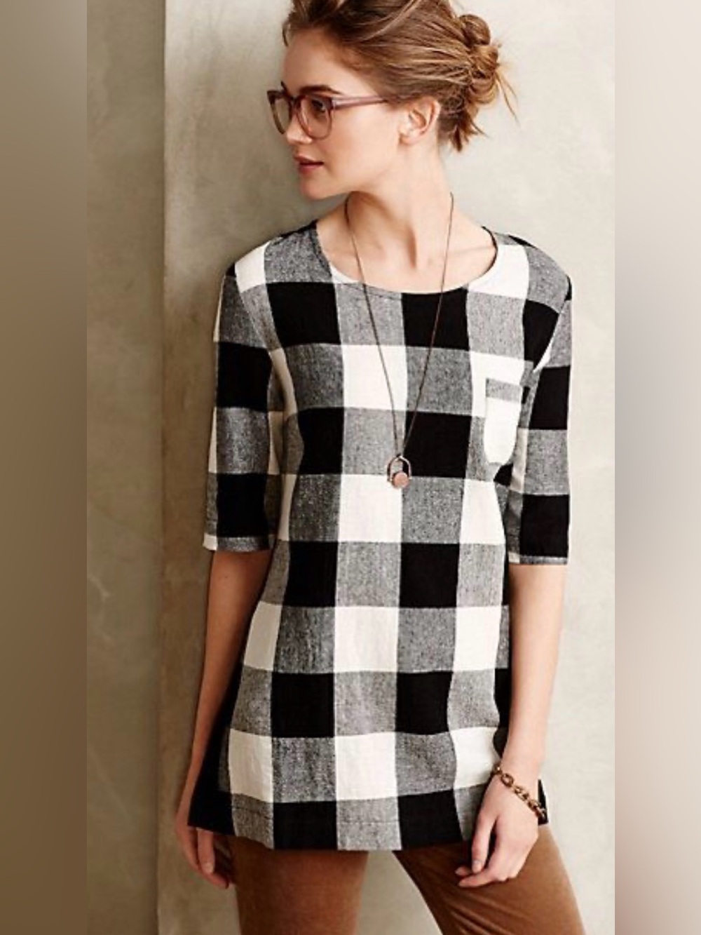 Gingham Blouse